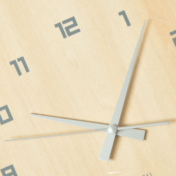 IDEA LABEL ウッドガラスクロック グランデ 掛け時計 掛時計 壁掛け時計 壁掛時計 おしゃれ