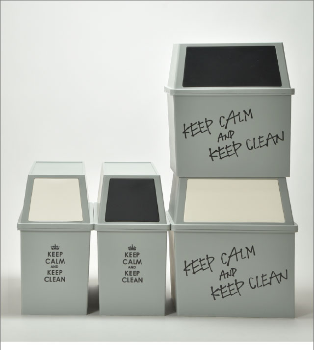 スタッキングダストボックス 30L ワイド スリム | インテリア雑貨