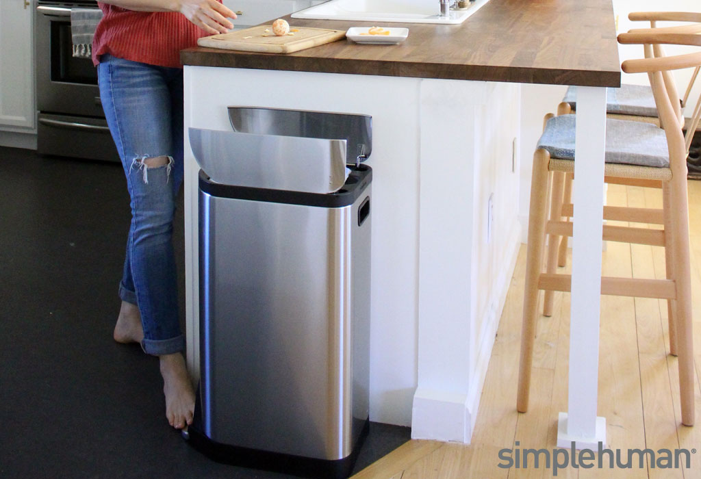 simplehuman バタフライステップダストボックス 30L | インテリア雑貨