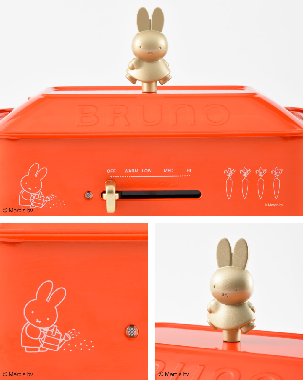 ブルーノ ミッフィー BRUNO miffy コンパクトホットプレート | モノギャラリー