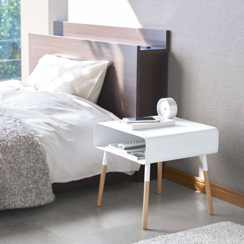 山崎実業 ローサイドテーブル プレーン PLAIN ｜ インテリア雑貨