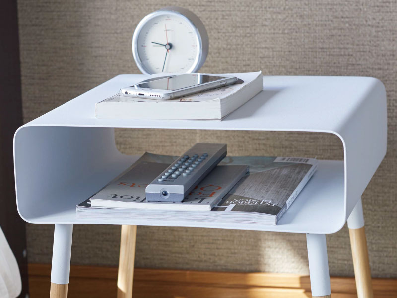 山崎実業 ローサイドテーブル プレーン PLAIN ｜ インテリア雑貨