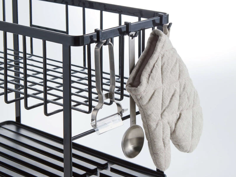 山崎実業 ツーウェイ水切りワイヤーバスケット 2段 タワー tower