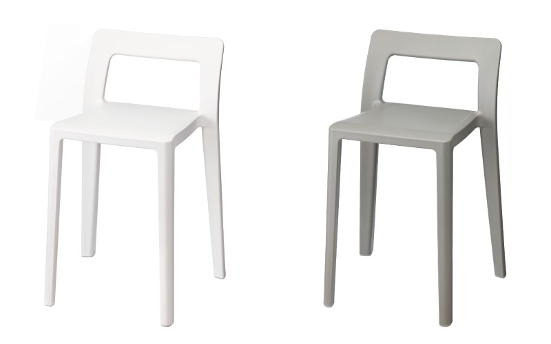 ENOTS＜エノッツ＞ ミニマルチェア グレー 2脚セット ENOTS エノッツ