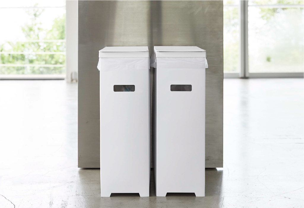 山崎実業 スリム蓋付きゴミ箱 タワー tower