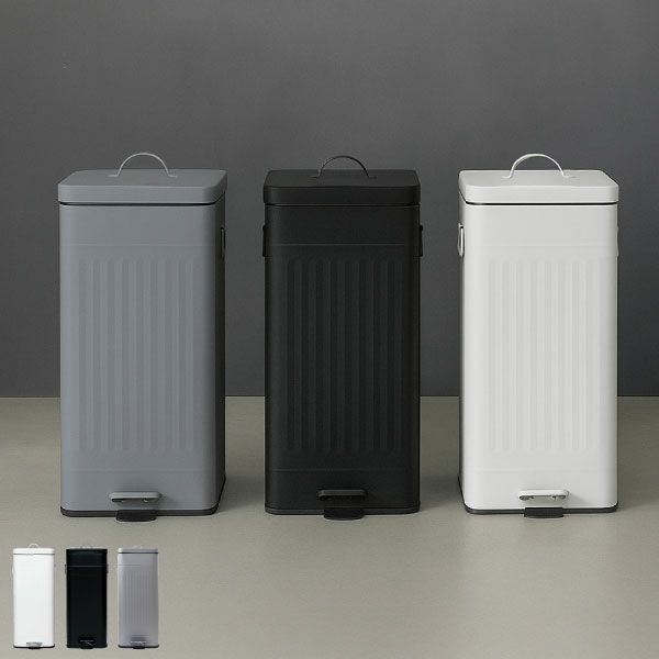 Galva ガルバ スクエアダストボックス 30L | インテリア雑貨・ゴミ箱