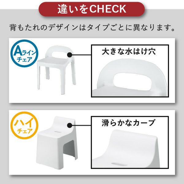 RETTO Aラインチェア レットー | バスグッズ・風呂椅子