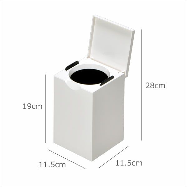 スクエア トイレポット | インテリア雑貨・トイレ雑貨