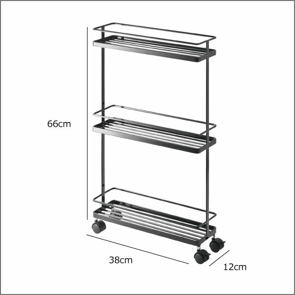 山崎実業 スリムキッチンワゴン タワー tower | キッチン雑貨 山崎実業 スリムキッチンワゴン タワー tower | キッチン雑貨