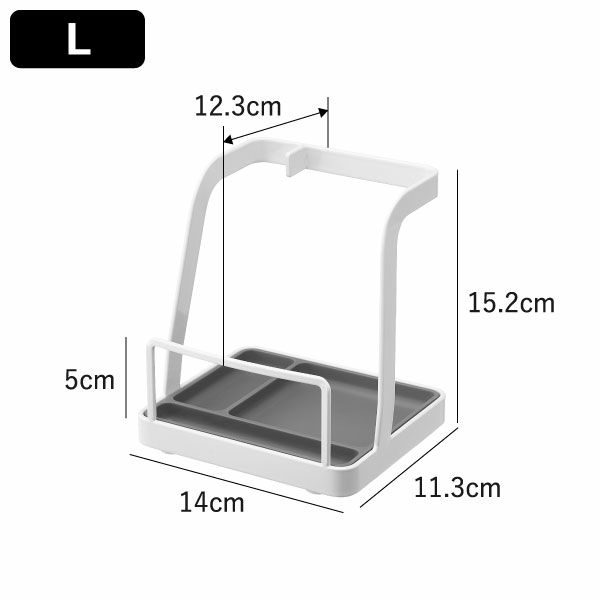 山崎実業 お玉＆鍋ふたスタンド タワー tower | キッチン雑貨・タワーシリーズ