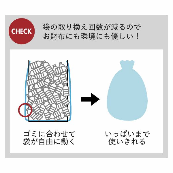 山崎実業 分別ゴミ袋ホルダー LUCE ルーチェ | インテリア雑貨・ゴミ箱