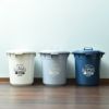 Amazon｜丸形カラーペール 45L ミルクティーベージュ ゴミ箱