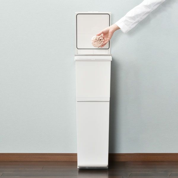 分別ペダル2段スリム 38L | インテリア雑貨・ゴミ箱