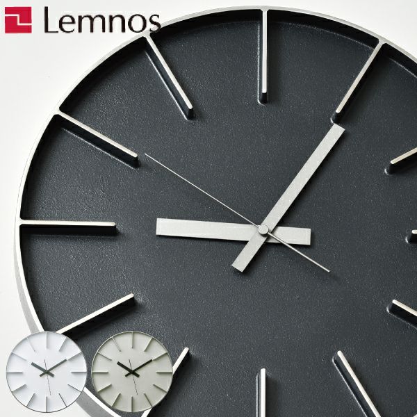 即納大得価】 Lemnos(レムノス)掛時計 edge clock(エッジ クロック)Φ350mm ホワイト ヤマギワ 通販  PayPayモール