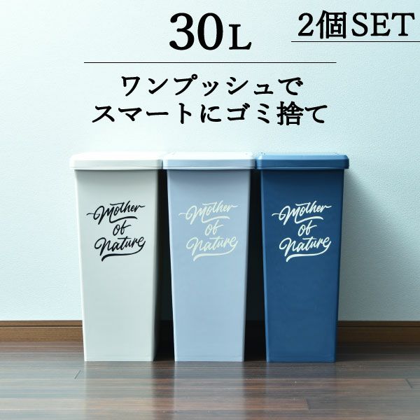 スライドペール 30L 2個セット | インテリア雑貨・ゴミ箱