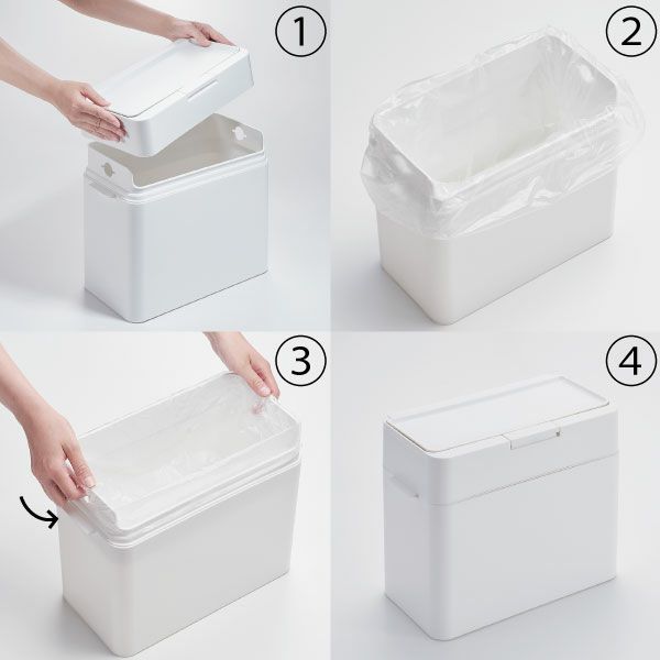 seals シールズ 密閉ダストボックス 9.5L | インテリア雑貨・ゴミ箱