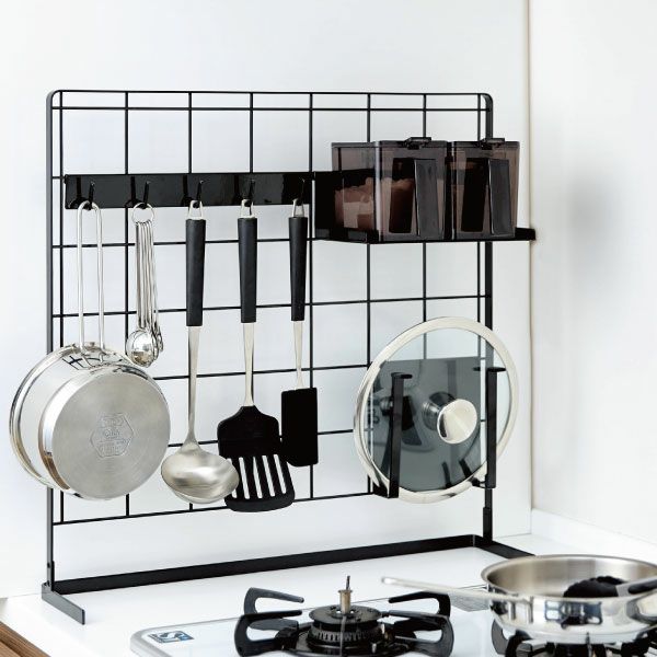 山崎実業 キッチン自立式メッシュパネル タワー tower