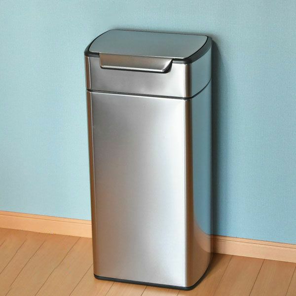 simplehuman シンプルヒューマン レクタンギュラータッチバーダストボックス 30L | インテリア雑貨・ゴミ箱