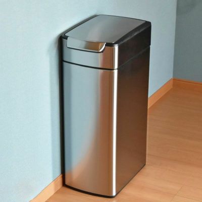 simplehuman シンプルヒューマン スリムタッチバーダストボックス 40L | インテリア雑貨・ゴミ箱