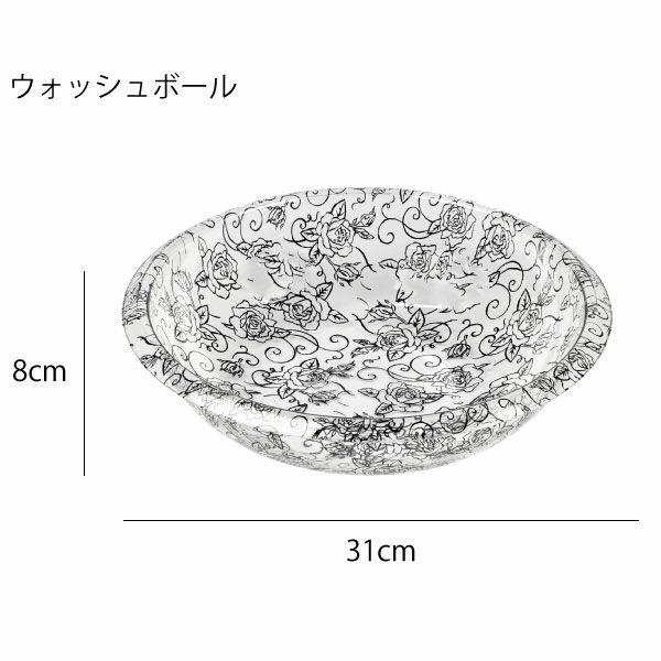 クリアローズ バスチェア L 2点セット clear rose bath cher L 2set | バスチェア・風呂おけ