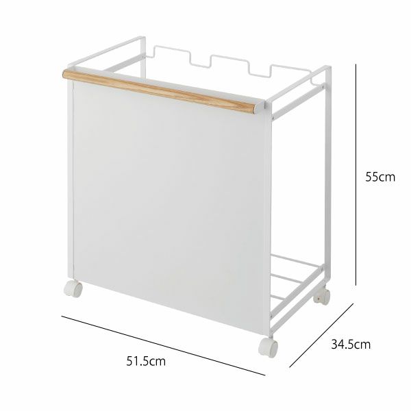 山崎実業 目隠し分別ダストワゴン トスカ 3分別 tosca | インテリア