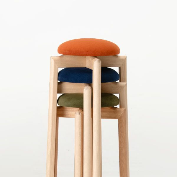 匠工芸 マッシュルームスツール Sサイズ オレンジ