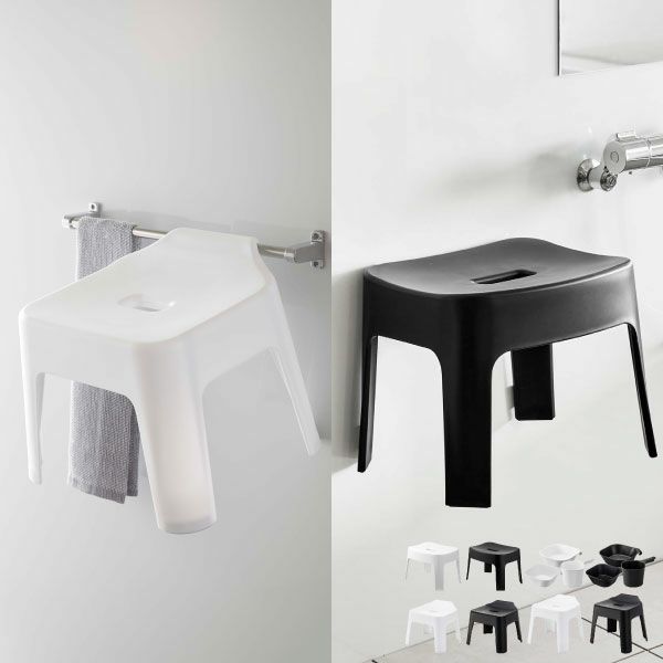 山崎実業 引っ掛け＆マグネット風呂イスシリーズ タワー tower | バスグッズ・タワーシリーズ