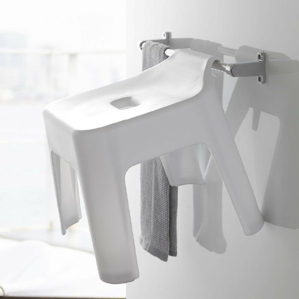 山崎実業 引っ掛け＆マグネット風呂イスシリーズ タワー tower | バスグッズ・タワーシリーズ