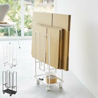 山崎実業 トイレハンドル付きスリムトイレラック タワー tower