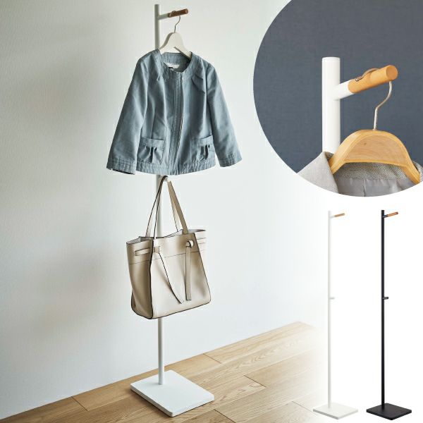 Amazon｜山崎実業(Yamazaki) 立て掛け ランドリーシェルフ ホワイト 約