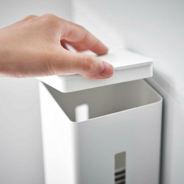 山崎実業 ウォーターサーバー横マグネットカップディスペンサー タワー | インテリア雑貨・タワーシリーズ