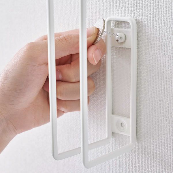 山崎実業 ウォールトイレットペーパーホルダー タワー tower | トイレ雑貨・タワーシリーズ