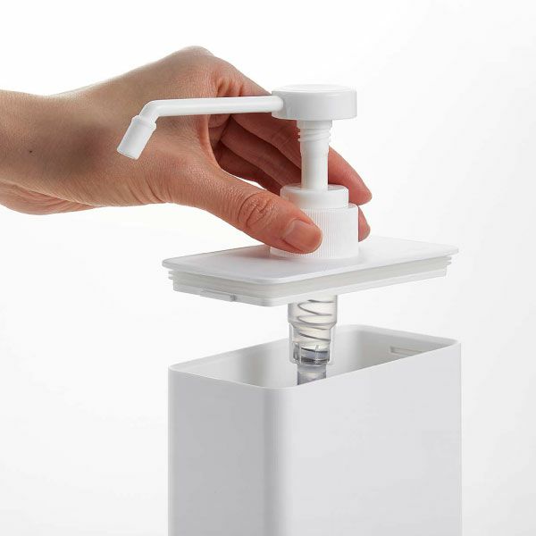 山崎実業 アルコール除菌スプレーボトル スクエア タワー スリム tower | インテリア雑貨・タワーシリーズ