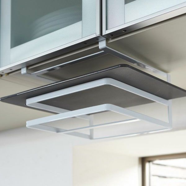 山崎実業 戸棚下まな板&布巾ハンガー タワー tower | キッチン雑貨・タワーシリーズ