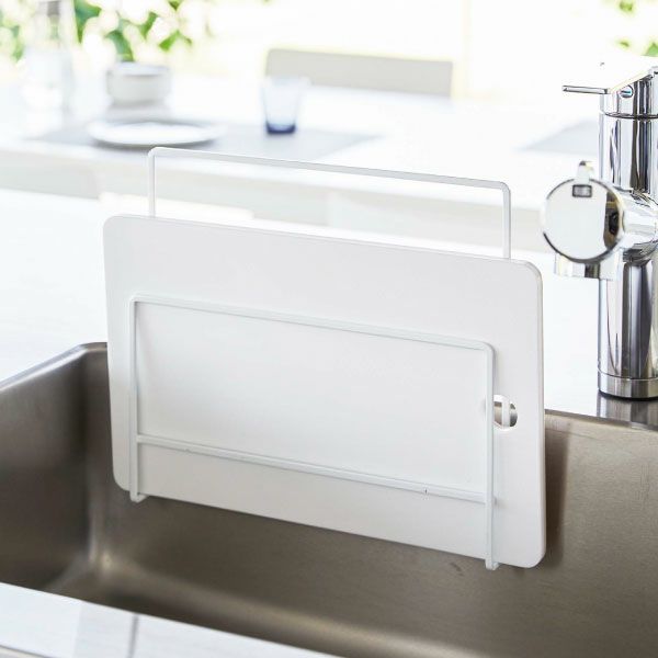 山崎実業 フィルムフック布巾＆まな板ホルダー タワー tower | キッチン雑貨・タワーシリーズ