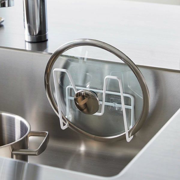 山崎実業 フィルムフック鍋蓋ホルダー タワー tower | キッチン雑貨・タワーシリーズ