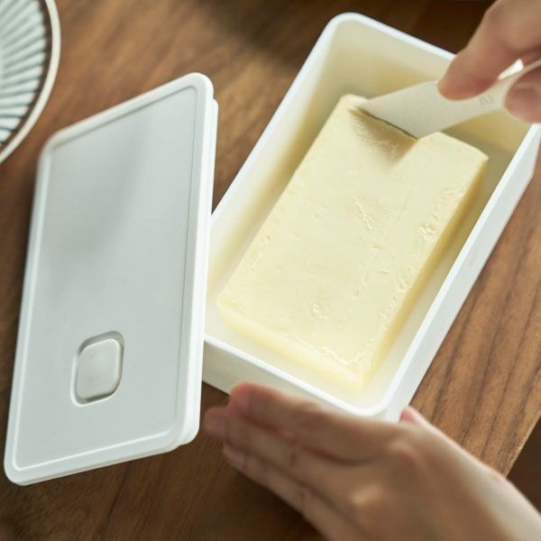 山崎実業 バルブ付き密閉バターケース タワー tower | キッチン雑貨・タワーシリーズ