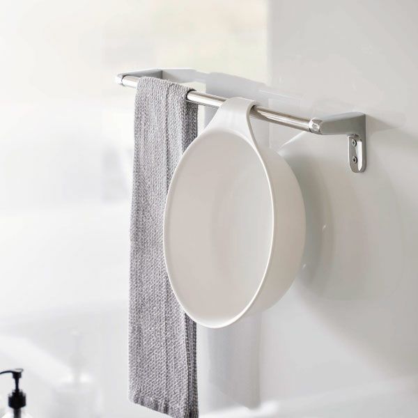 山崎実業 マグネット＆引っ掛け湯おけ ミスト MIST | バスグッズ・風呂おけ