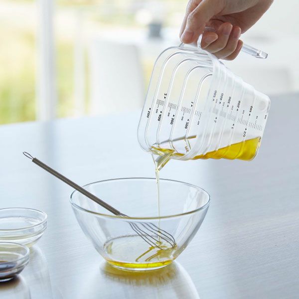 山崎実業 マグネット段々計量カップ タワー 500ml tower | キッチン雑貨・タワーシリーズ