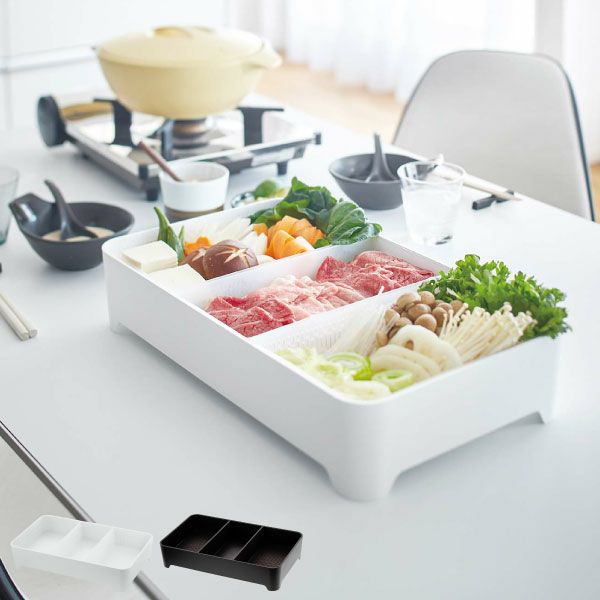 山崎実業 卓上水切りトレー タワー 角型 tower | キッチン小物・タワーシリーズ