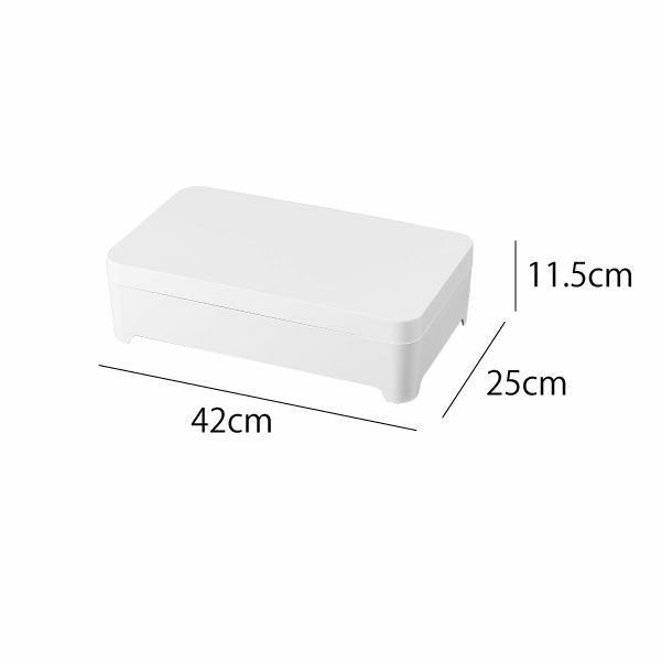 山崎実業 蓋付き卓上水切りトレー タワー 角型 tower | キッチン小物・タワーシリーズ