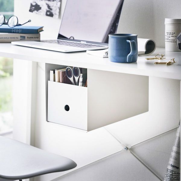 山崎実業 テーブル下収納ボックスラック タワー tower | インテリア雑貨・タワーシリーズ