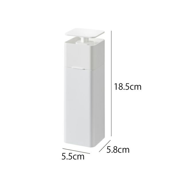 山崎実業 片手で出せるマグネットディスペンサー タワー tower | キッチン雑貨・タワーシリーズ