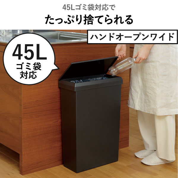 SOLOW 袋の交換が楽なダストボックス 40L 2個セット | インテリア雑貨・ゴミ箱