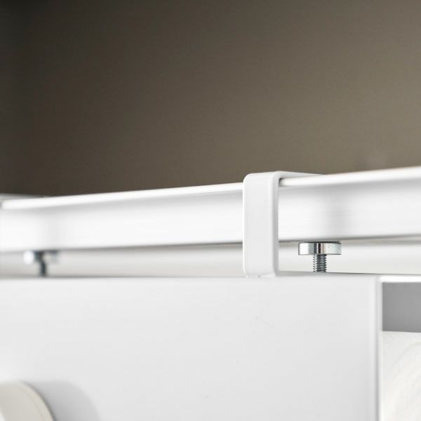 山崎実業 片手でカット戸棚下キッチンペーパーホルダー　タワー　カバー付き　S | キッチン雑貨・タワーシリーズ