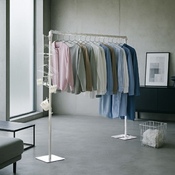 山崎実業 折り畳み室内物干し tower | 室内物干し・タワーシリーズ