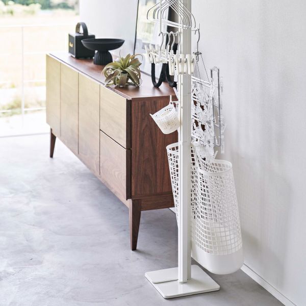 山崎実業 折り畳み室内物干し tower | 室内物干し・タワーシリーズ
