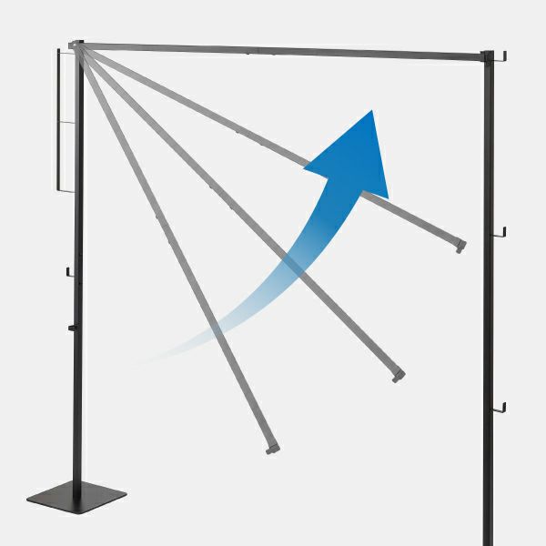 山崎実業 折り畳み室内物干し tower | 室内物干し・タワーシリーズ