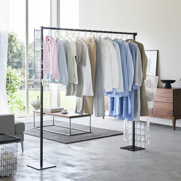 山崎実業 折り畳み室内物干し tower | 室内物干し・タワーシリーズ