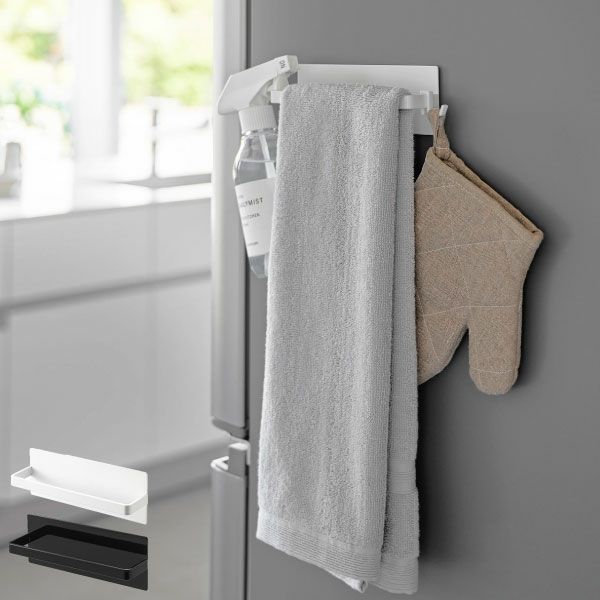 山崎実業 マグネットキッチンタオルハンガー　towerr | キッチン雑貨・タワーシリーズ